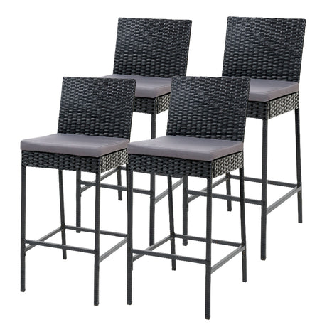 Nelson Bay Outdoor Bar Stool Black 1