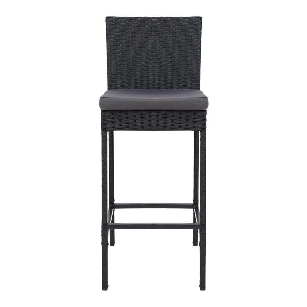 Nelson Bay Outdoor Bar Stool Black 3