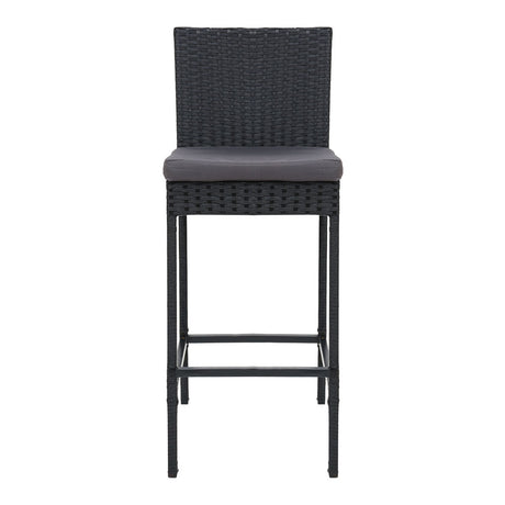 Nelson Bay Outdoor Bar Stool Black 3