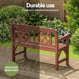 Gardeon Rustic Fir Wood Garden Bench