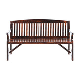 Woorree Garden Bench, 3 seater, Charcoal Brown