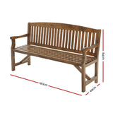 Gardeon 5FT Rustic Wooden Garden Bench