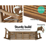Gardeon 5FT Rustic Wooden Garden Bench