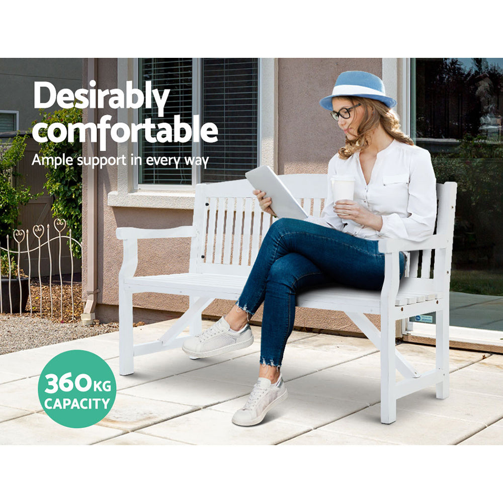Gardeon 5FT Rustic Wooden Garden Bench