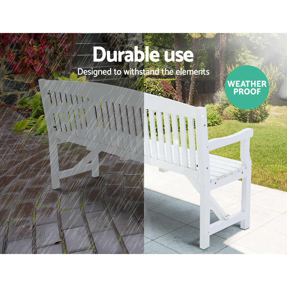 Gardeon 5FT Rustic Wooden Garden Bench