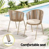 Gardeon 3-Piece Outdoor Bistro Set