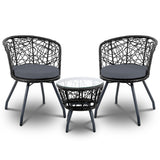 Gardeon 3-Piece Rattan Bistro Set