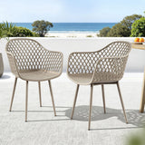 Mollymook Outdoor Dining Chair, Coffee 4pcs