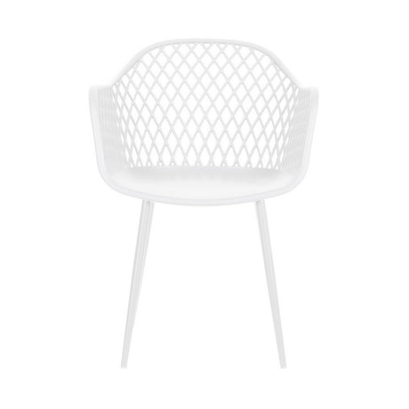 Mollymook Outdoor Dining Chair, White 4pcs