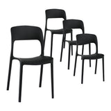 Sunshine Bay Stackable Outdoor Chair Black