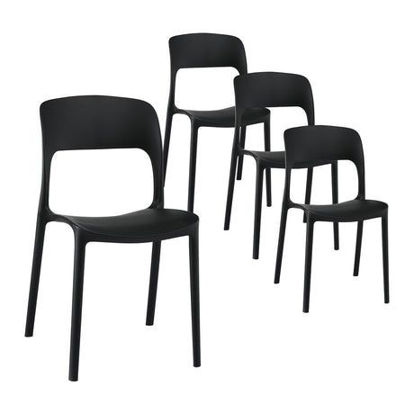 Sunshine Bay Stackable Outdoor Chair Black