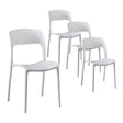 Sunshine Bay Stackable Outdoor Chair White