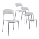 Sunshine Bay Stackable Outdoor Chair White