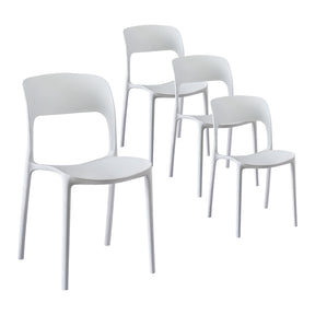 Sunshine Bay Stackable Outdoor Chair White