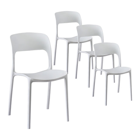 Sunshine Bay Stackable Outdoor Chair White
