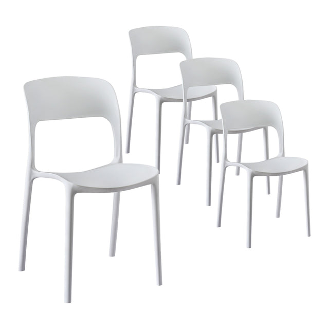 Sunshine Bay Stackable Outdoor Chair White