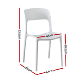 Sunshine Bay Stackable Outdoor Chair White