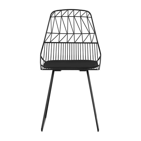 Albion Park Outdoor Dining Chair Black 2pcs image 3