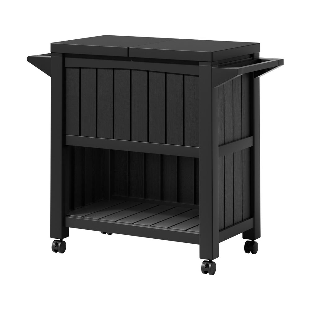 Black Point 80L Cooler Storage Cart, Black