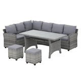 Kinka Beach 5 Piece Outdoor Dining Set