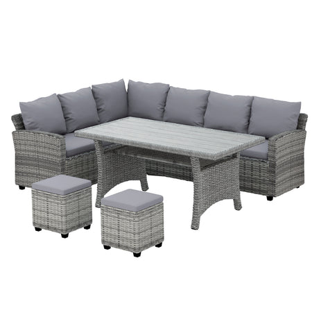 Kinka Beach 5 Piece Outdoor Dining Set