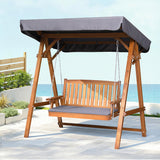 Pambula Swing Chair, Teak image 8