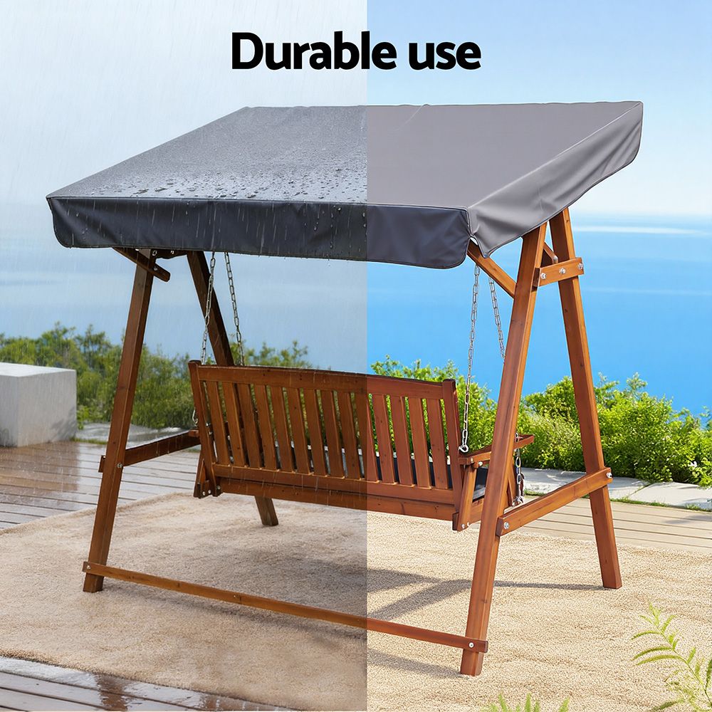 Tuross Head Swing Chair, Teak image 7