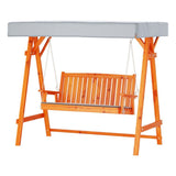 Tuross Head Swing Chair, Teak image 8