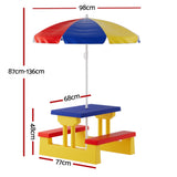 Keezi Kids Indoor/Outdoor Table and Chair Set