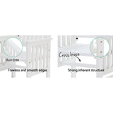 Gardeon Rustic Outdoor Loveseat & Table Set