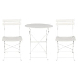 Gardeon 3-Piece Steel Outdoor Bistro Set