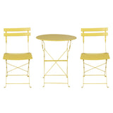 Gardeon 3-Piece Steel Outdoor Bistro Set