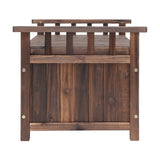 Beechmont 160L Outdoor Storage Box, Charcoal Timber