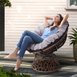 Minnamurra Papasan Chair, Brown
