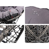 Gardeon Rotatable Papasan Wicker Chair