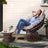 Gardeon PE Wicker Papasan Chair & Table Set