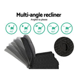 Gardeon Adjustable Wicker Recliner Set