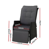 Midge Point Recliner Chair, Black