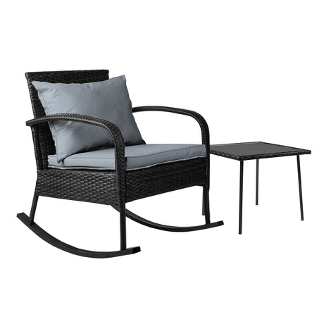 Point Vernon 2 Piece Lounge Set, Black