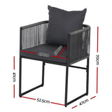 Gardeon Outdoor Woven Rope Dining Chairs