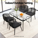 Wolumla Outdoor Dining Chair Black 2pcs image 7