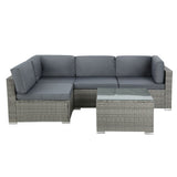 Boolathana Outdoor Lounge Set, 4 seater, Grey