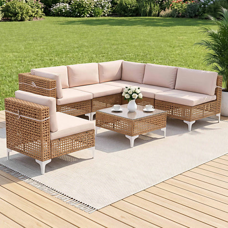 Mollymook 7 Piece Outdoor Lounge Set