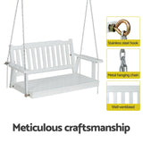 Werri Beach 2 Seater Swing Chair, White