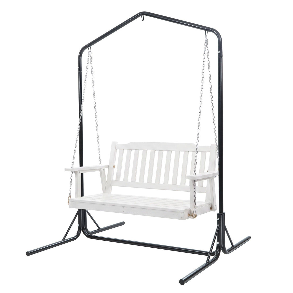 Werri Beach 2 Seater Swing Chair, White