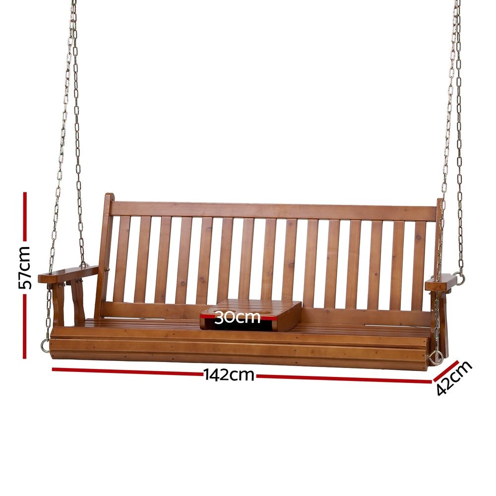 Mystery Bay Porch Swing Chair Teak