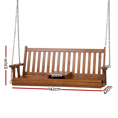 Mystery Bay Porch Swing Chair Teak