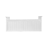 Gardeon 129cm Wooden Outdoor Storage Bench — XL Fir Wood, White, 2-in-1 — Allure Home Collections