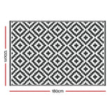 Gardeon Reversible Outdoor Rug 120x180cm