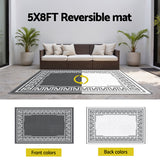 Gardeon Reversible Outdoor Rug — Greek Key Pattern, UV-Resistant PP, Multiple Sizes — Allure Home Collections